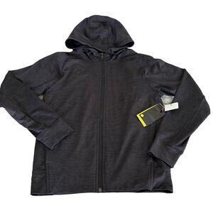 Zella Kids Active Zip Up Hoodie | Spacedye Grey | Medium (8/10) | NWT